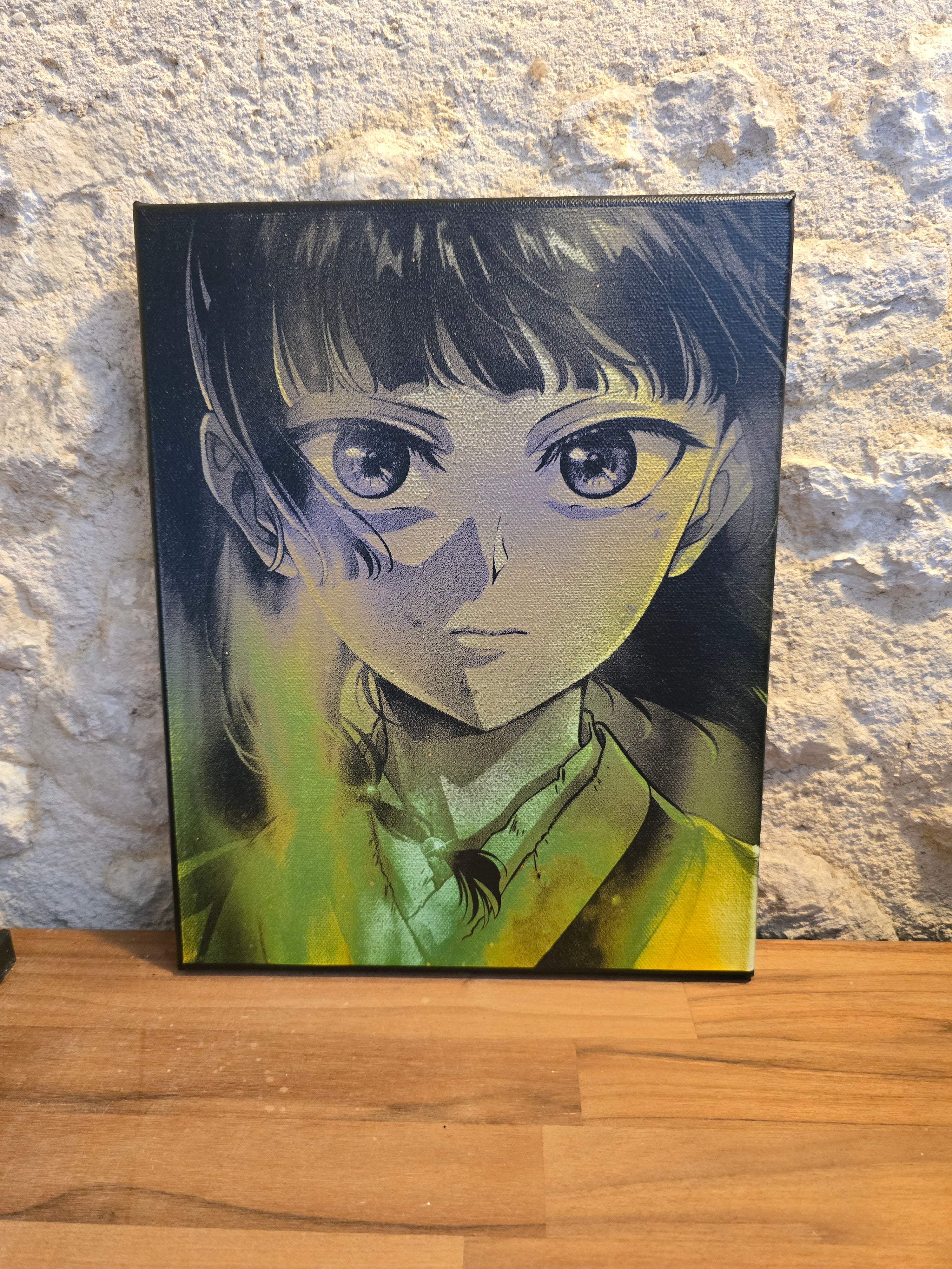 Toile Gravée au Laser – MaoMao | Les Carnets de l'Apothicaire| 24x30 cm