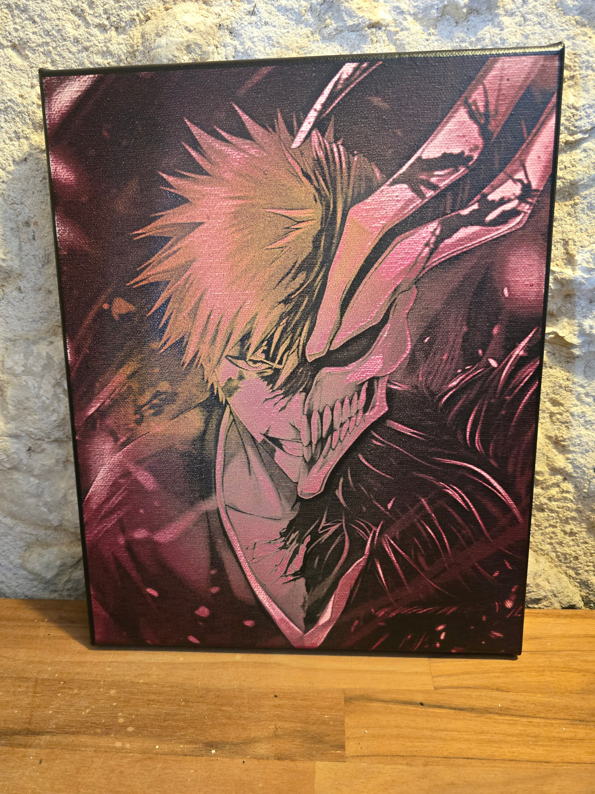 Toile Gravée au Laser – Ichigo Kurosaki | Bleach | 24x30 cm