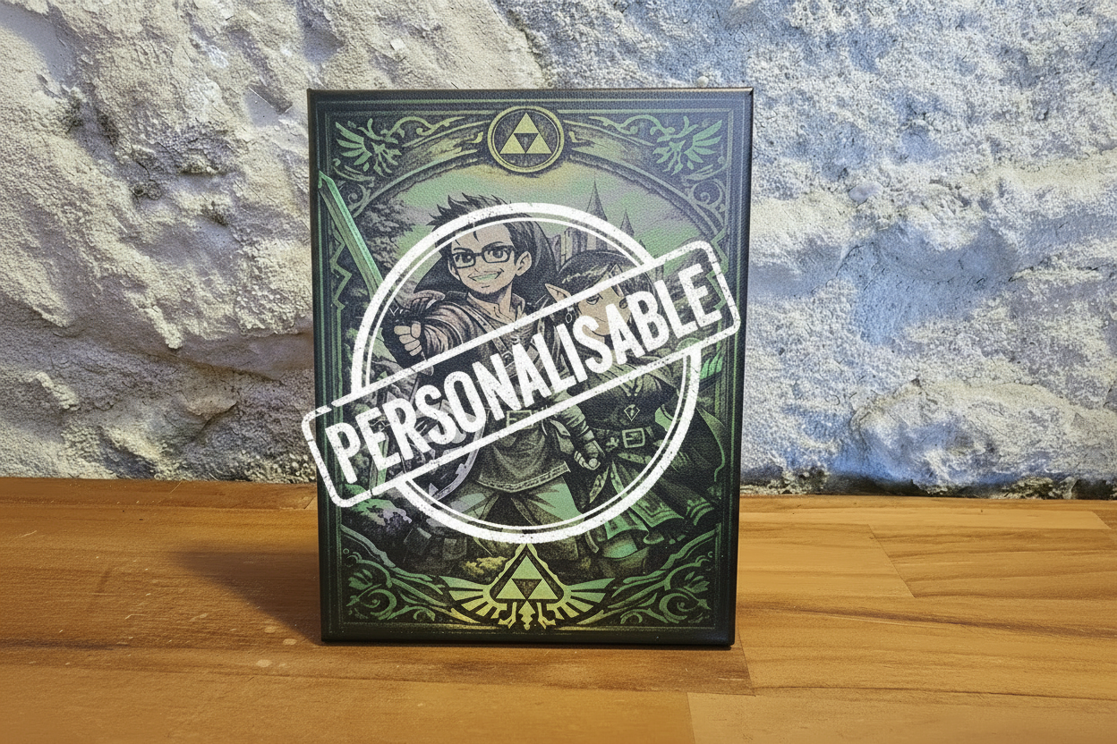 Tableau Zelda tampon blanc
